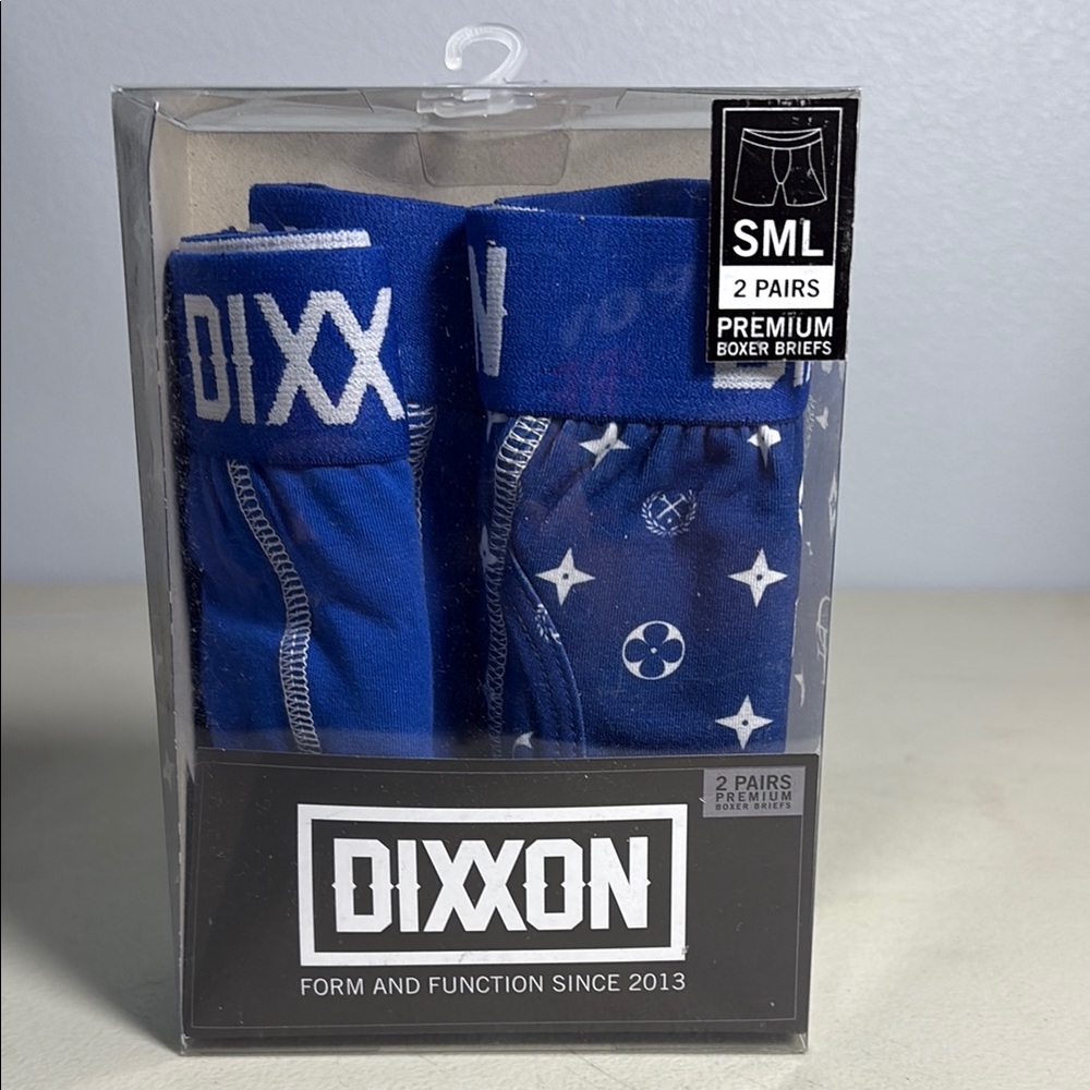 DIXXON Blue /White Boxer Briefs Premium Comfort